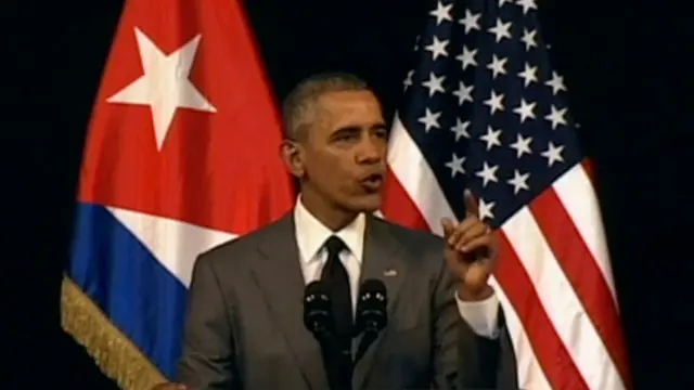 Tổng thống Mỹ Barack Obama nói: "Tôi biết lịch sử, nhưng từ chối mắc kẹt trong lịch sử" 