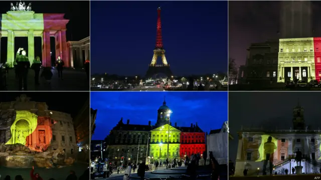 بلجیئم کے دارالحکومت برسلز میں دہشت گرد حملوں کا نشانہ بننے والوں کے ساتھ دنیا بھر میں یکجہتی کا اظہار کیا جا رہا ہے۔ 