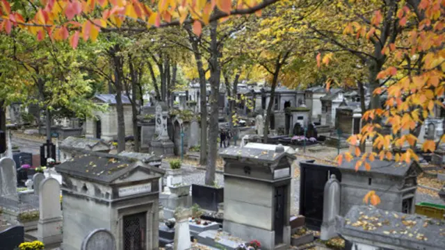 秋天景色的拉雪兹公墓就像公园一样。(图片来源:Getty Images)