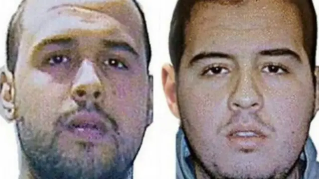 Güman edilir ki, Xalid (solda) və Brahim əl-Bakraui (sağda) intiharçı hücumçu olub.