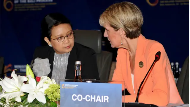 Menteri Luar Negeri Indonesia dan Australia