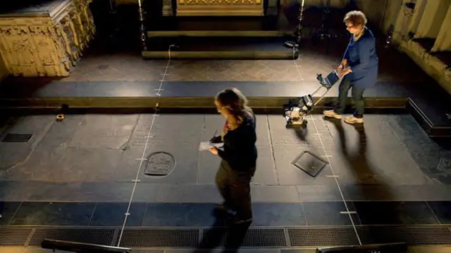 Сканирование могилы