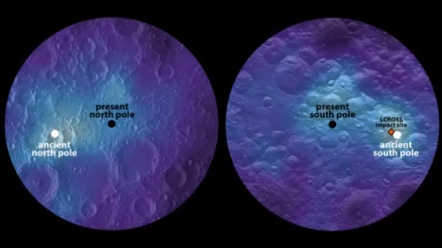 Una posible explicación de este cambio sería una anomalía térmica causada por la actividad volcánica en una región llamada la Procellarum.