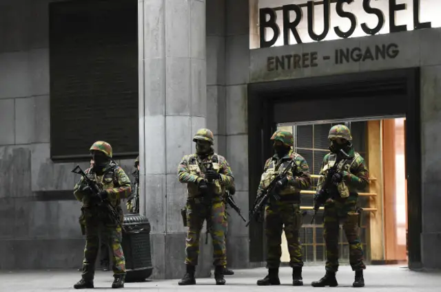 22 Mart'taki saldırıların ardından Brüksel'de günvenlik tedbirleri artırıldı.