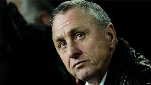 شخصت اصابة كرويف بالسرطان في تشرين الاول / اكتوبر الماضي