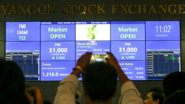 Bursa saham Yangon 