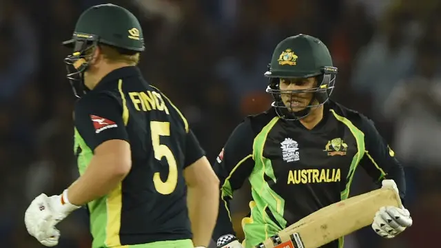 فنچ اور عثمان خواجہ نے آسٹریلیا کو 54 رنز کا آغاز فراہم کیا 