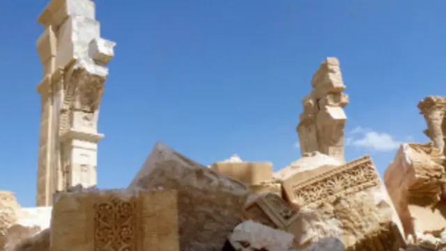 Muchos monumentos valiosos fueron destruidos por Estado Islámico