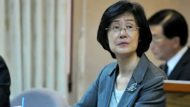 罗莹雪出席立法院会议(资料图片)