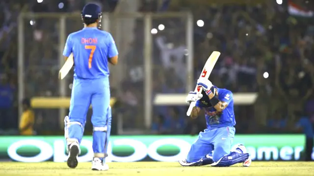 دائیں ہاتھ سے بیٹنگ کرنے والے وراٹ کوہلی ہدف کے تعاقب کے ماہر بنتے جا رہے ہیں