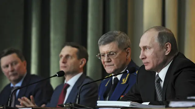 Путин, Чайка, Нарышкин, Иванов