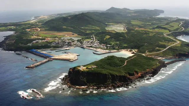 航拍与那国岛（资料图片）