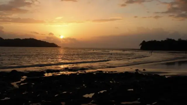 從聖卡塔利娜島（Santa Catalina）看到的科伊巴島景色（圖片來源：Sarah Shearman）