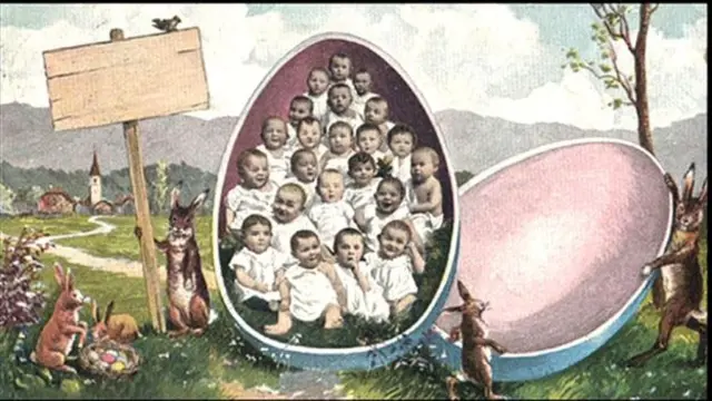 Пасхальная открытка