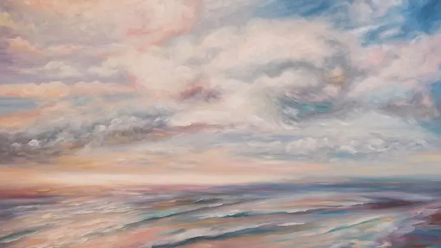 ربما تساعدنا هذه الألوان المفصلة التي تتضمنها إحدى لوحات كونشيتا أنتيكو على تخيل ما تراه من ألوان