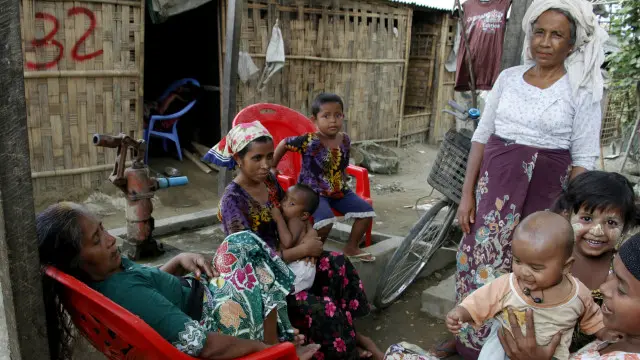 Warga Rohingya di Rakhine