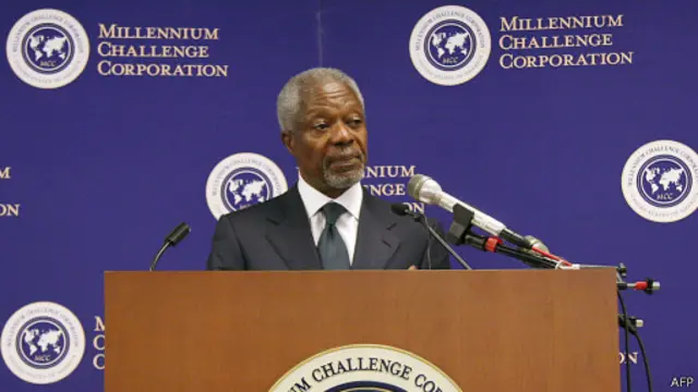 En 2008, le Millenium Challenge Corporation avait lancé un programme, en collaboration avec l’AGRA dirigée par Kofi Annan, pour aider les pays africains à lutter contre la pauvreté et la faim.