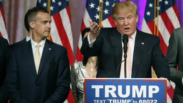 Donald Trump, Lewandowski'ye destek çıktı ve görüntülerde "hiç bir şey olmadığını" söyledi.