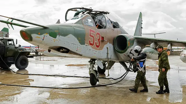 Российский Су-25 в Сирии