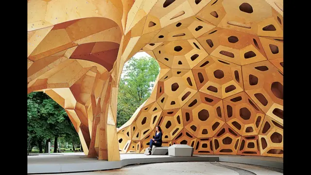 "Исследовательский павильон", Университет Штутгарта, Германия