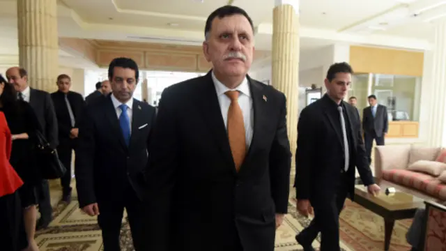 Fayez al-Sarraj, le chef du gouvernement d'union nationale de la Libye