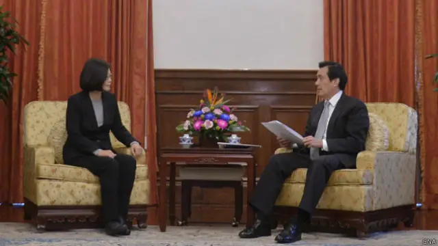 馬英九和蔡英文的「雙英會」