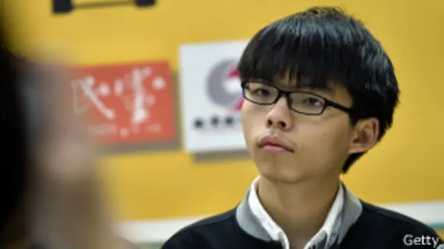 El partido Scholarism de Joshua Wong (en la imagen) pide la autodeterminación.