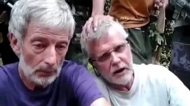 Turis yang menjadi sandera Abu Sayyaf di Filipina.