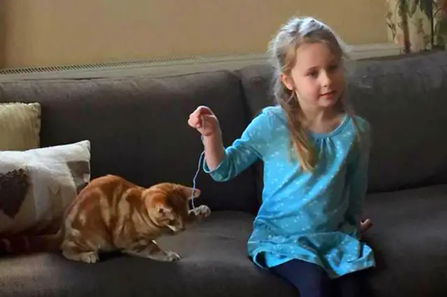 Элиза с котом