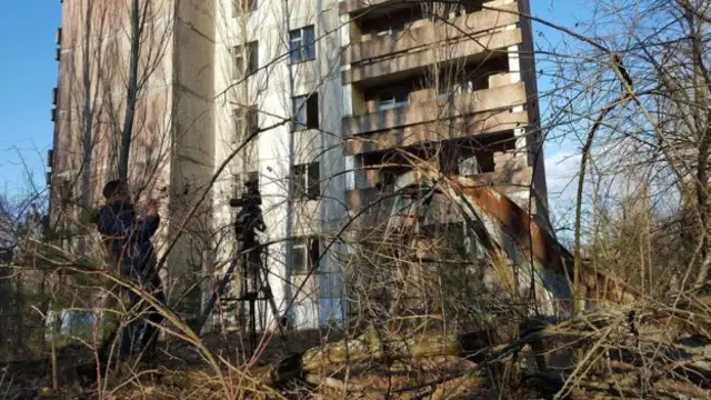 当年的普里皮亚季小镇有居民50,000，居民平均年龄不到30岁