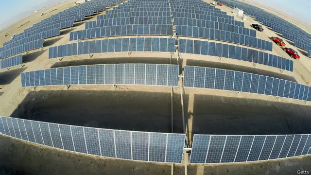 Paneles solares en Chile
