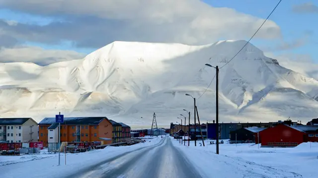 Норвежский город Лонгйир