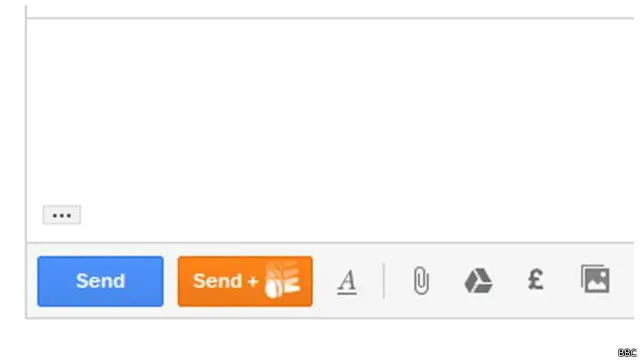 Farklı "gönder" butonu normal "gönder" butonunun hemen yanında.