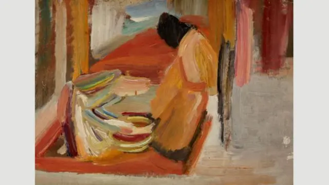 Họa sỹ Anh David Bomberg vẽ tranh Rửa Chân năm 1925 (Ảnh: The Estate of David Bomberg/All Rights Reserved, DACS 2012)