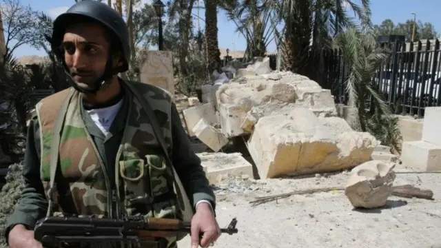 نیروهای ارتش سوریه هفته گذشته پالمیرا را به تصرف خود در آوردند