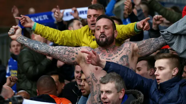 Болельщики "Лестера"