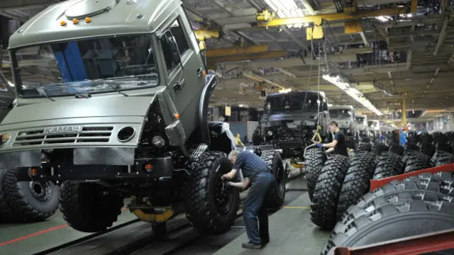 Сборочная линия КамАЗа