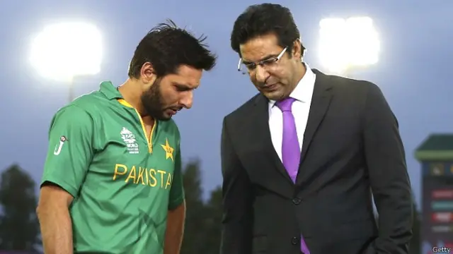 शाहिद अफरीदी वसीम अकरम