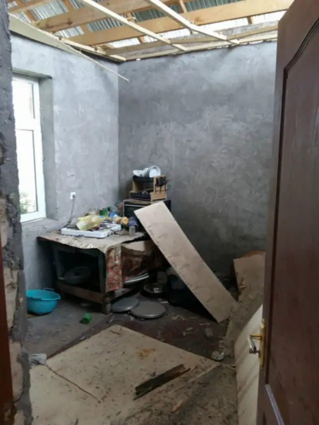 Ağdamın Sarıcalı kəndində ev