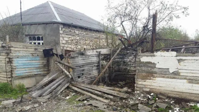 Ağdamın Sarıcalı kəndində ev