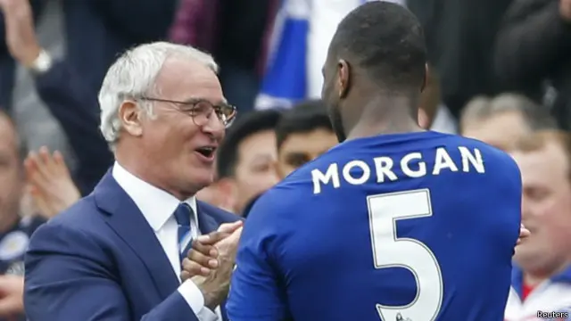 Claudio Ranieri dan Wes Morgan