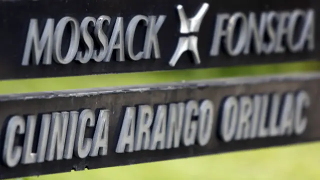 Вывеска компании Mossack Fonseca