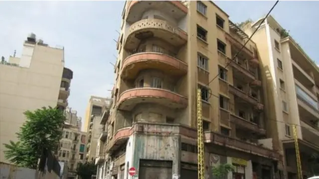 Philby Beyrut'ta bu apartmanın beşinci katında yaşıyordu.