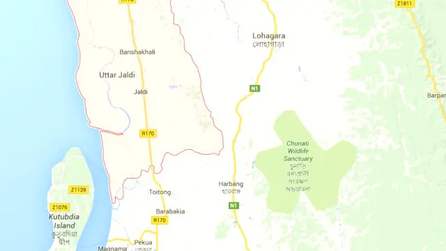 bangladesh_chittagon_bashkhali_map