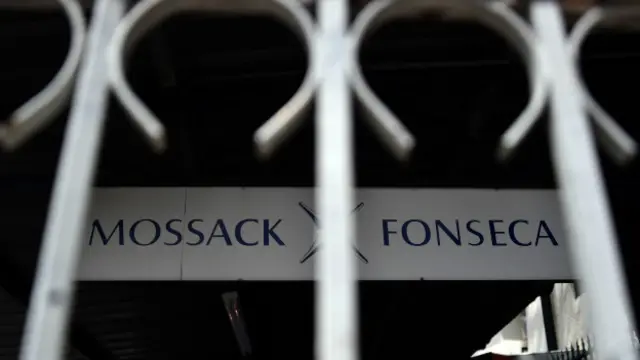 Cartel de la firma Mossack Fonseca
