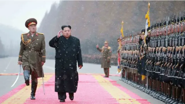 Kuzey Kore lideri Kim Jong-un ABD'yi ve Güney Kore'yi nükleer silahlarla vurmakla tehdit etmişti.