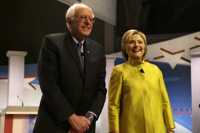 کلینتون روی کسب حمایت طرفداران آقای سندرز حساب باز کرده