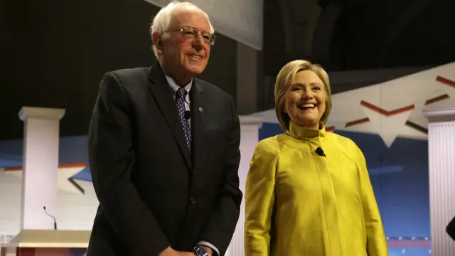 сандерс, клинтон