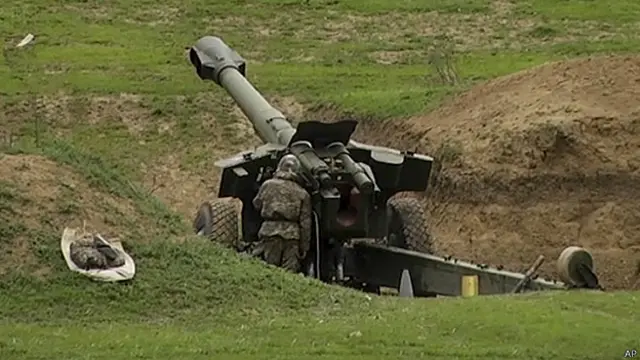 Армянская гаубица в Карабахе