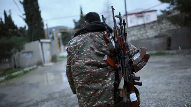 Член вооруженных формирований Нагорного Карабаха